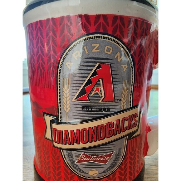 Arizona Diamondbacks Budweiser Coffee Mug Cup Beer Stein | 1998 | 20oz - Picture 2 of 4